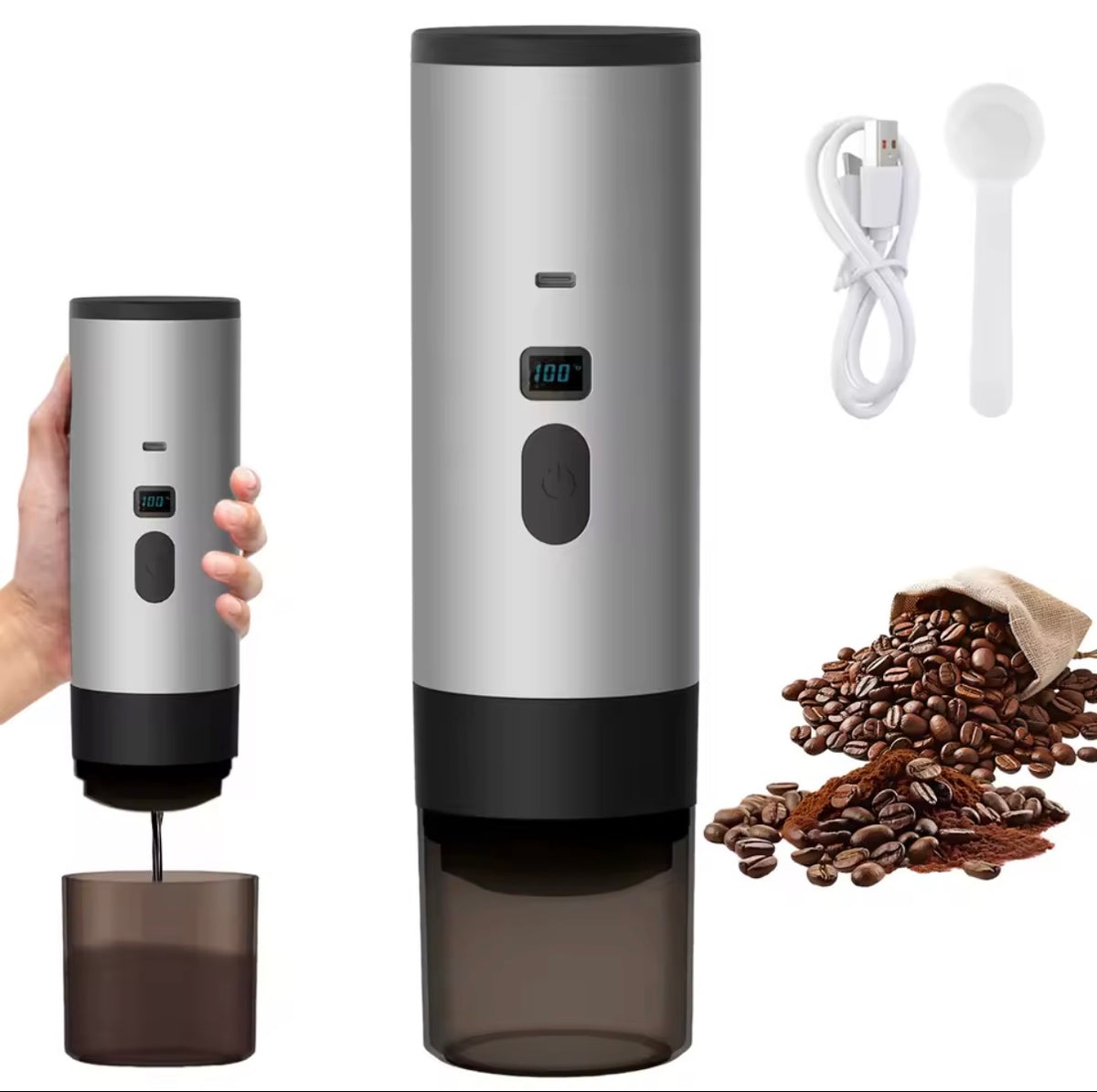 Cafetera Portátil Premium Inteligente 3 en 1® - Portable Coffee