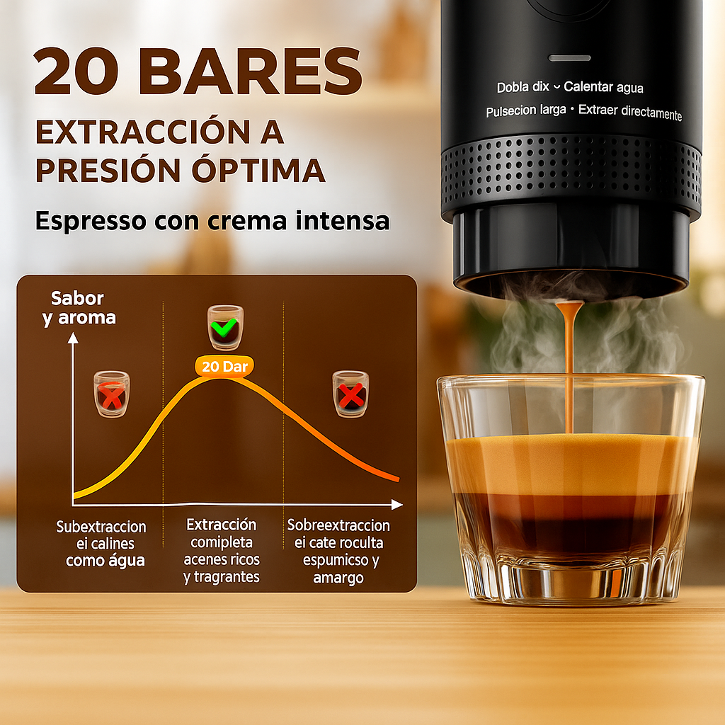 Cafetera Portátil Premium 3 en 1